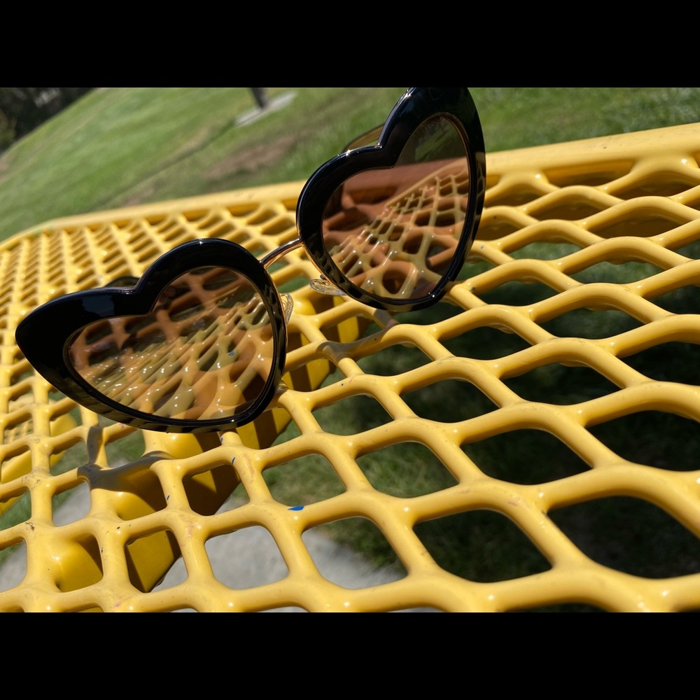 Heart shaped sunglasses
